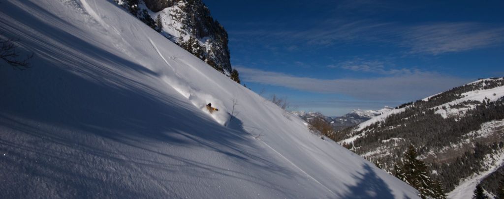 Ski hors-piste La Clusaz