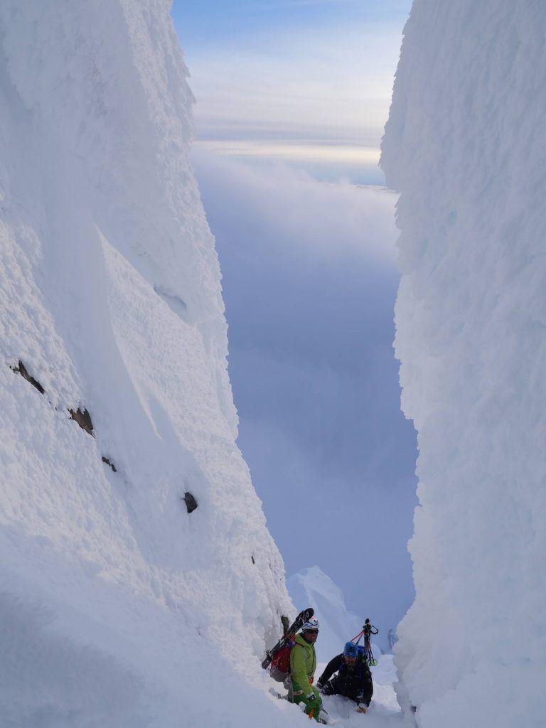 Voyage et couloirs au coeur des Alpes de Lyngen en Norvége