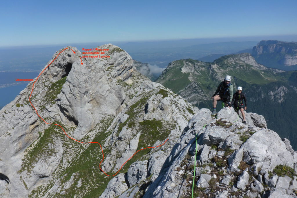 Arete Nord Tournette Topo