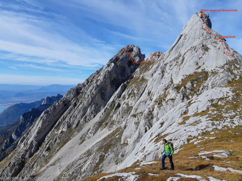 Arete Nord Tournette Topo